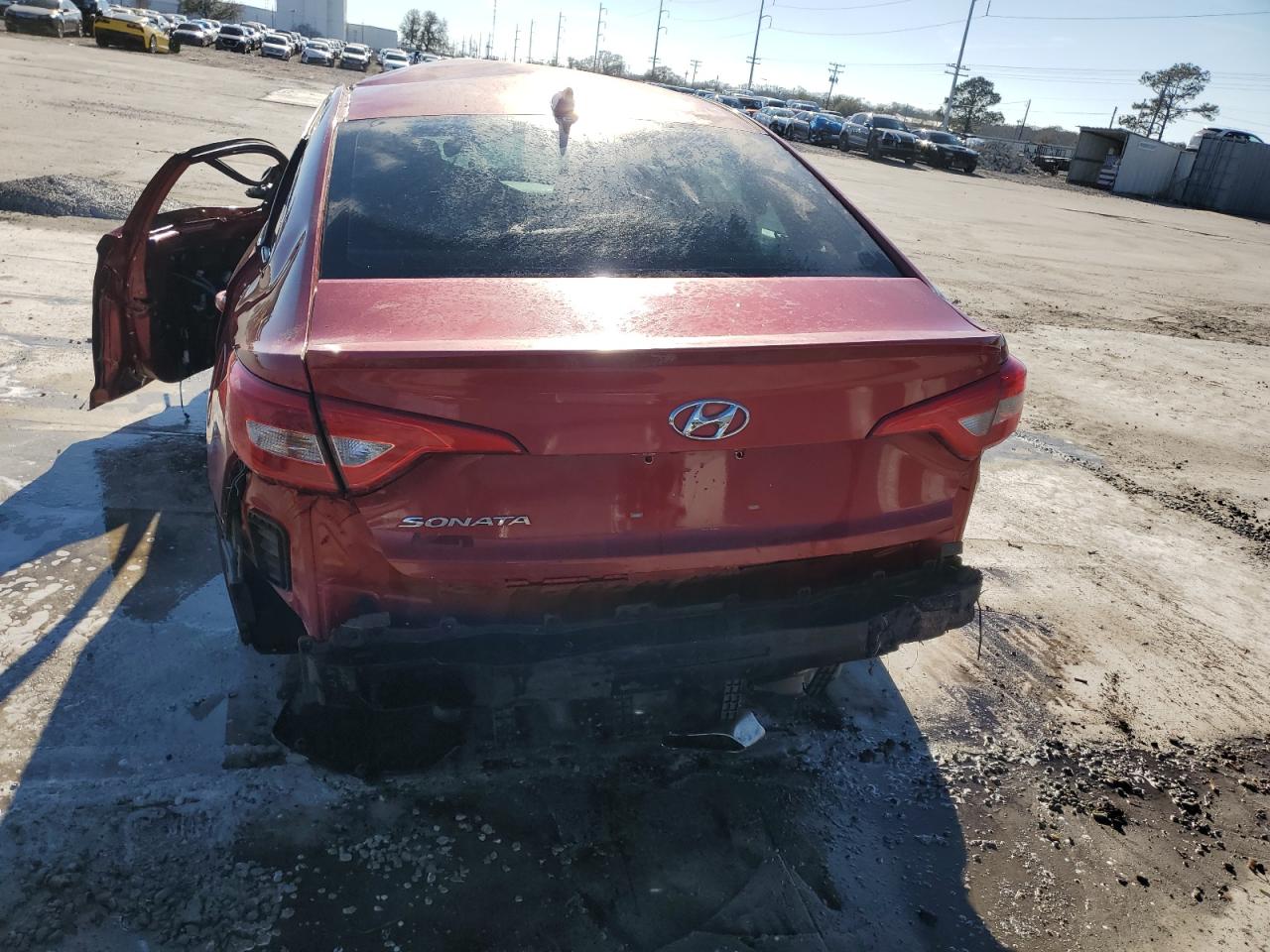 2017 Hyundai Sonata VIN 5NPE24AF9HH481147 Copart auction photo, rollover damage thumbnail 6