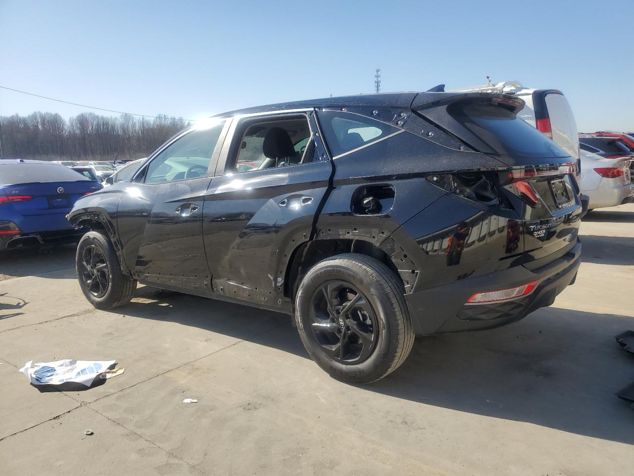 2024 Hyundai Tucson VIN 5NMJACDE8RH378461 Copart auction photo, side / front end damage thumbnail 2