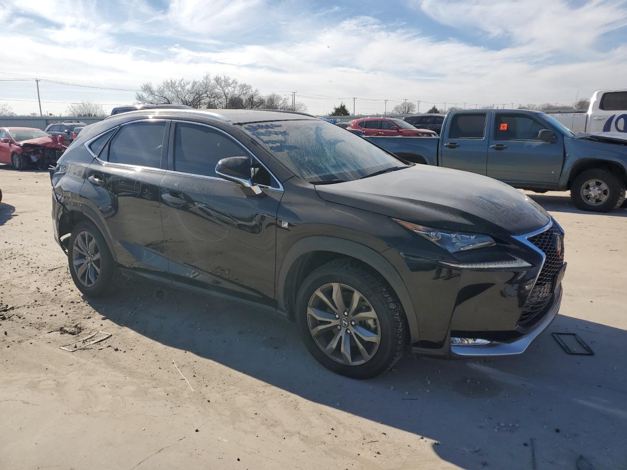 2016 Lexus NX VIN JTJYARBZ1G2023573 Copart auction photo, rear end damage thumbnail 4
