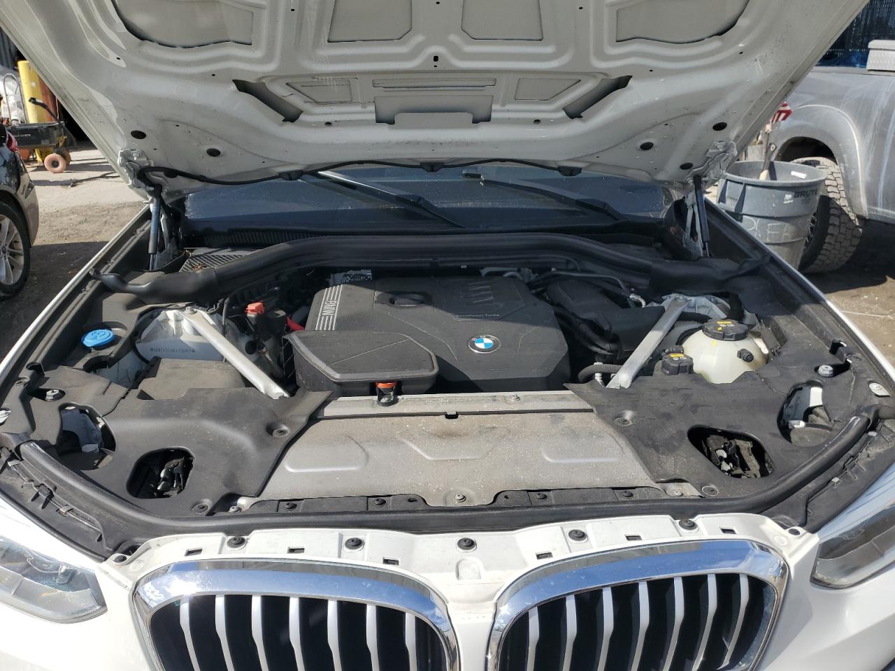 2020 BMW X3 VIN 5UXTY5C00LLT35159 Copart auction photo, all over damage thumbnail 12