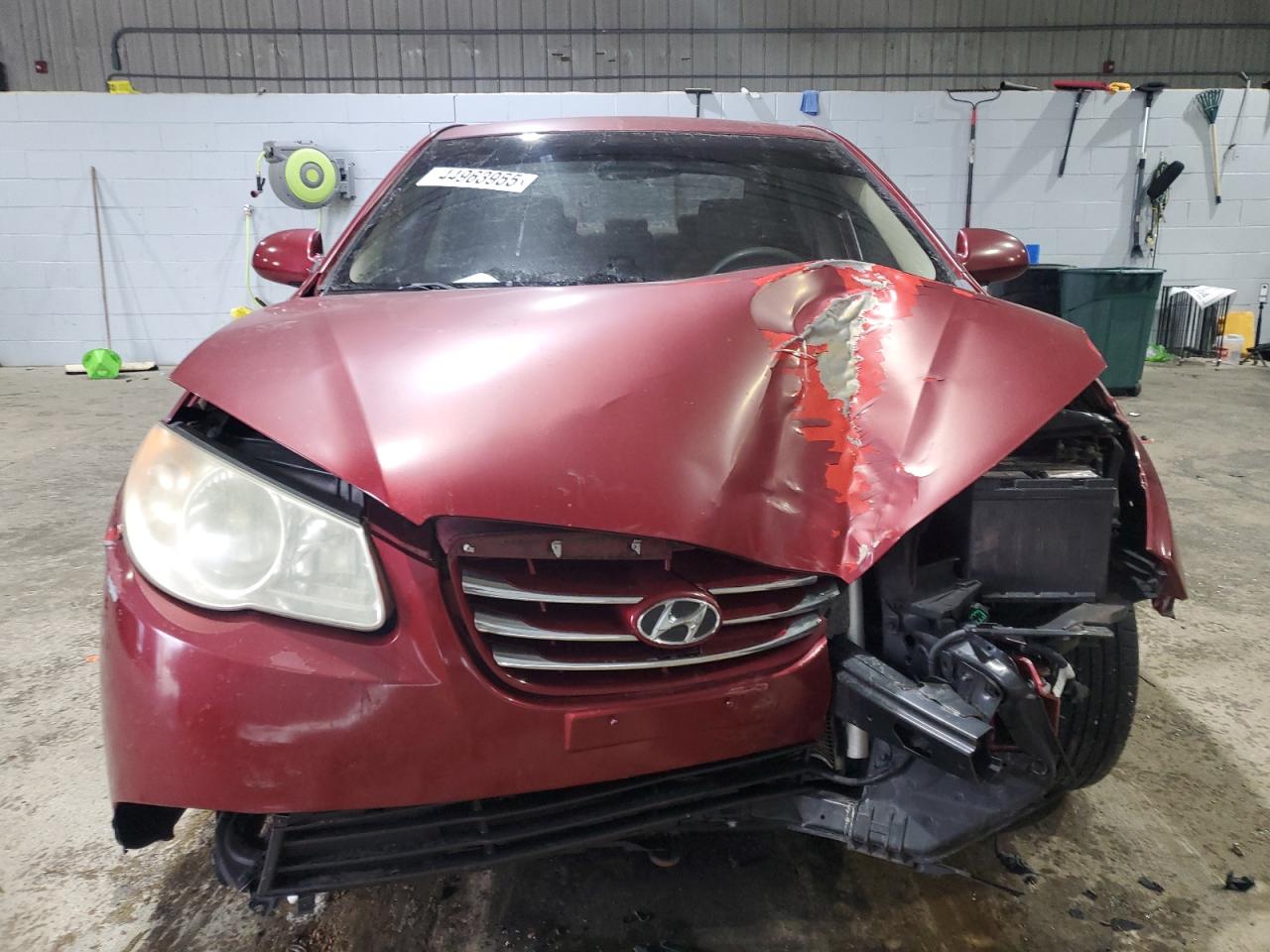 2010 Hyundai Elantra VIN KMHDU4AD9AU024253 Copart auction photo, front end / minor dent/scratches damage thumbnail 5