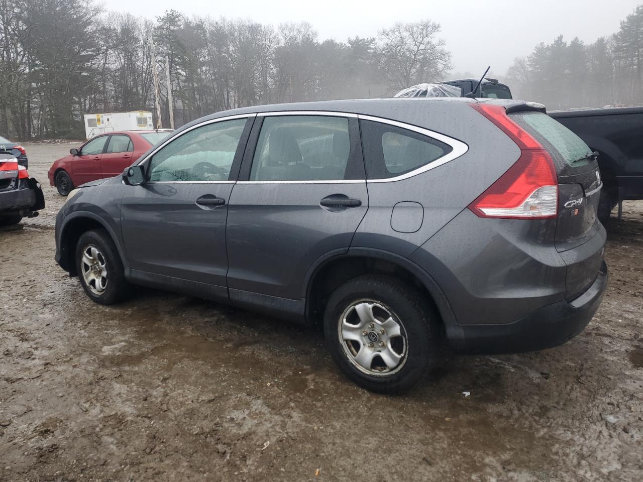 2013 Honda CR-V VIN 2HKRM4H3XDH644521 Copart auction photo, front end / side damage thumbnail 2
