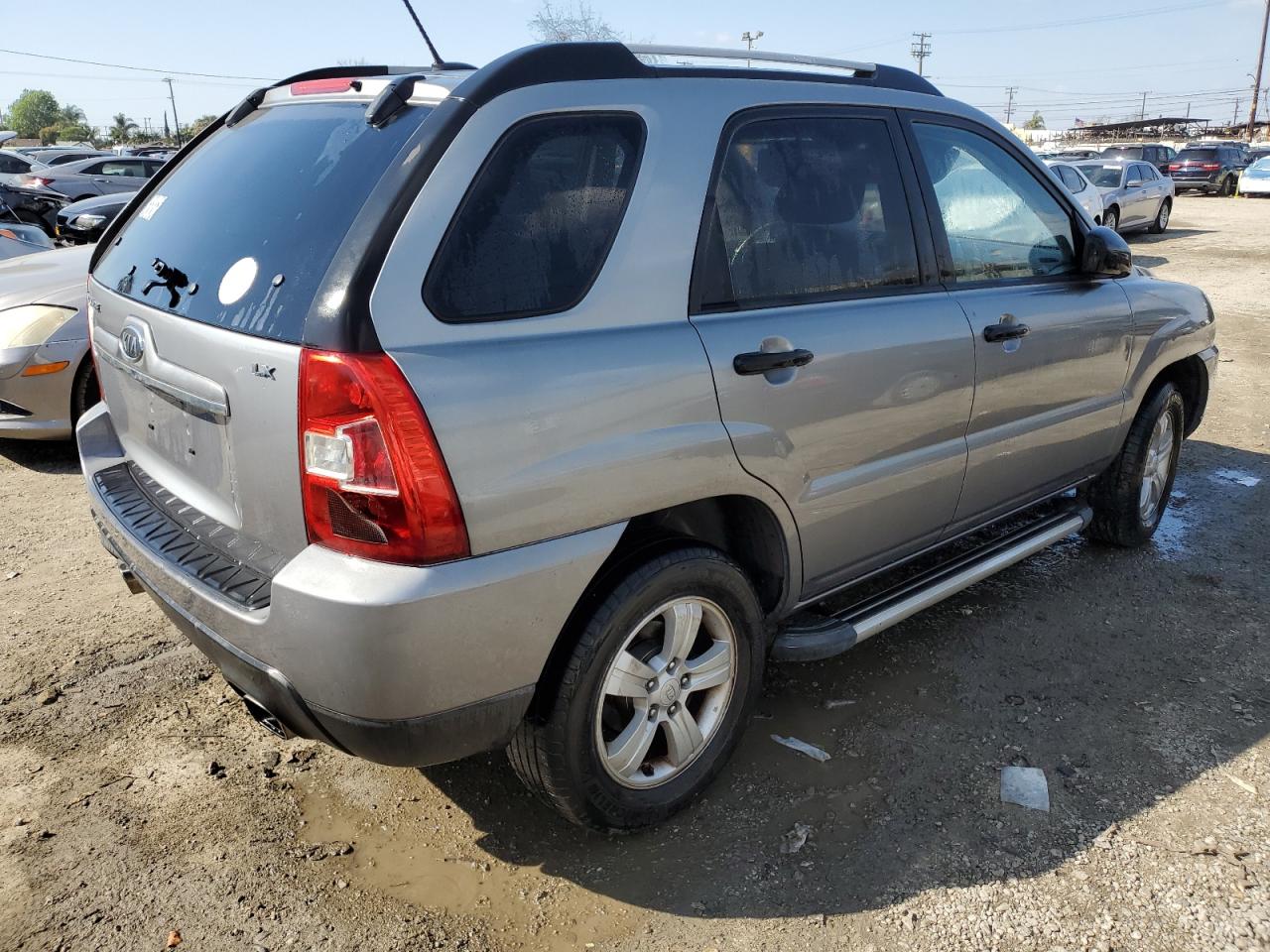 2009 KIA Sportage VIN KNDJF724697558550 Copart auction photo, mechanical damage thumbnail 3