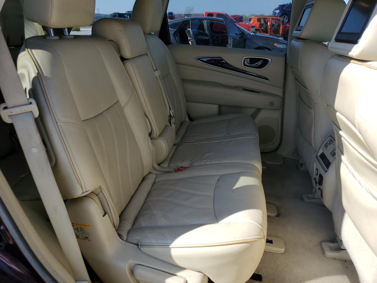 2013 Infiniti JX VIN 5N1AL0MM2DC324222 Copart auction photo, front end / side damage thumbnail 11