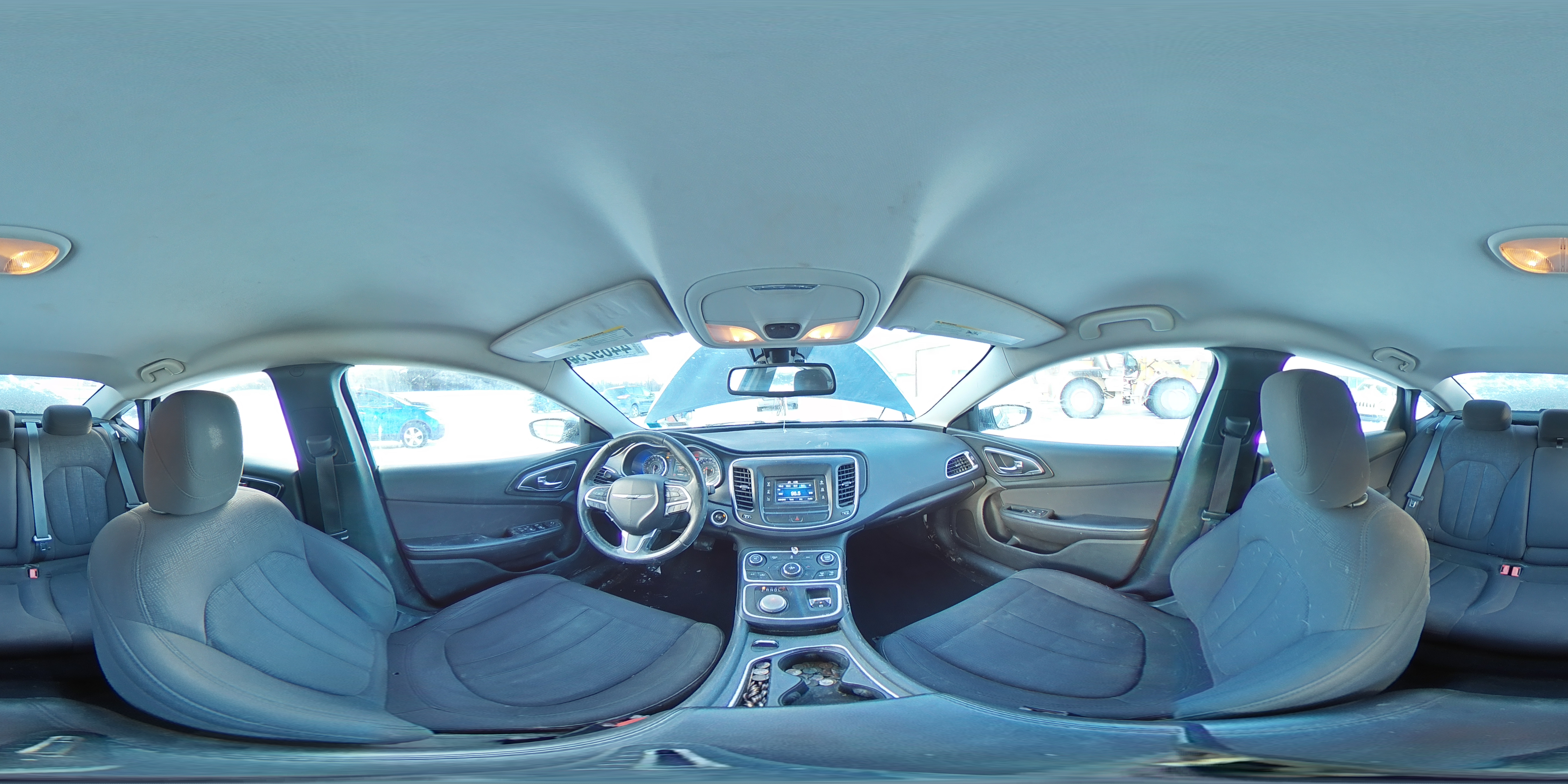 2015 Chrysler 200 VIN 1C3CCCABXFN639864 Copart auction photo, side damage thumbnail 12