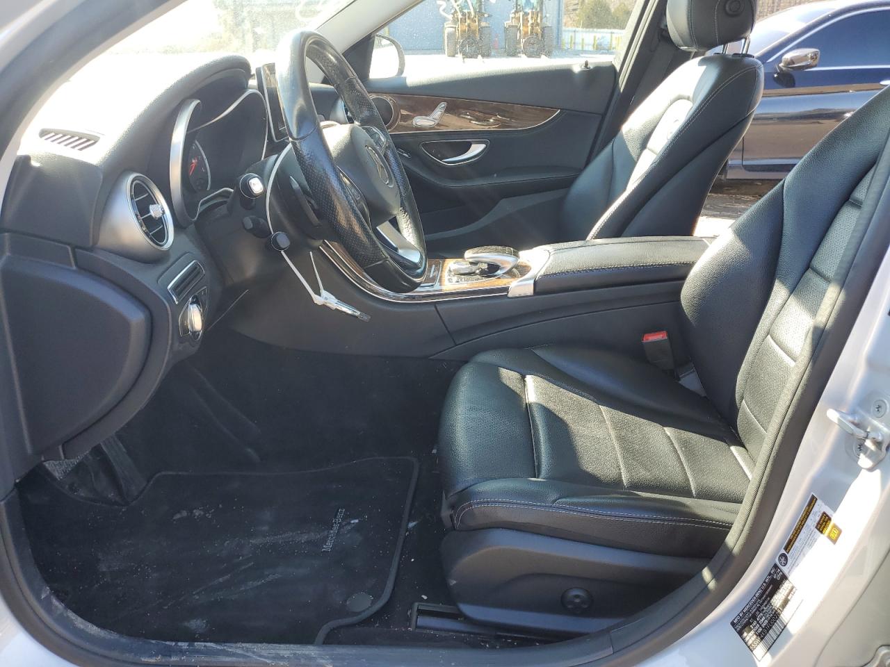 2015 Mercedes-Benz C-klasse VIN 55SWF4KB1FU002251 Copart auction photo, rear end / mechanical damage thumbnail 7