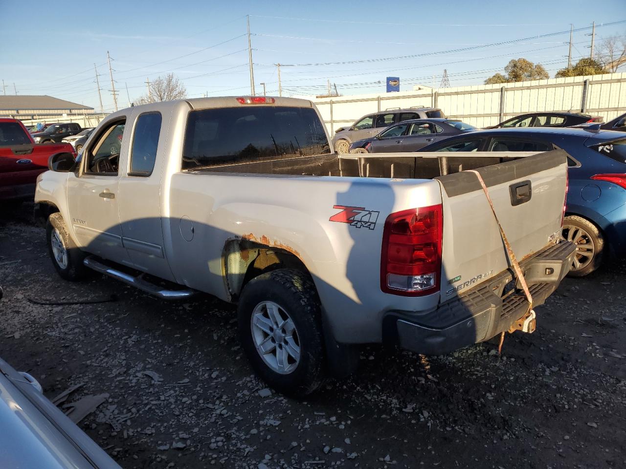 2010 GMC Sierra VIN 1GTSKVE38AZ126543 Copart auction photo, front end / rear end damage thumbnail 2