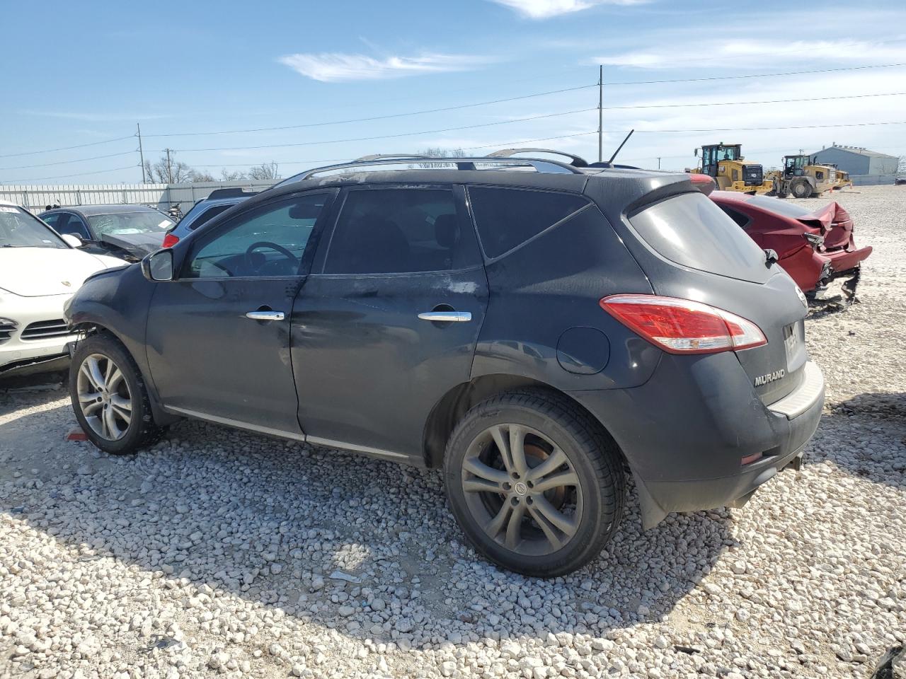 2011 Nissan Murano VIN JN8AZ1MWXBW175083 Copart auction photo, front end / side damage thumbnail 2