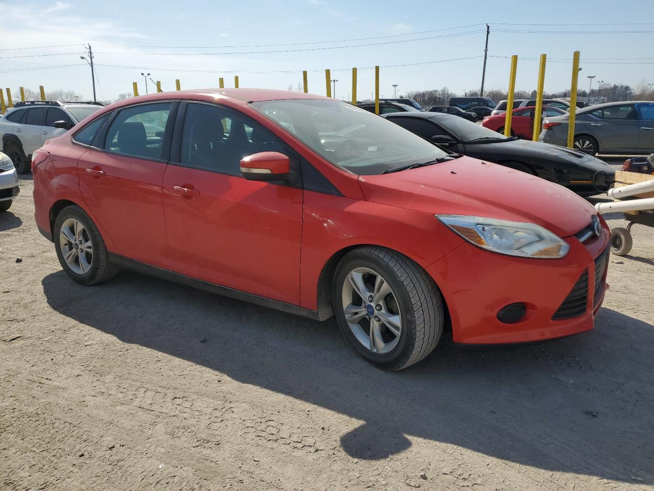 2013 Ford Focus VIN 1FADP3F20DL150840 Copart auction photo, side / mechanical damage thumbnail 4