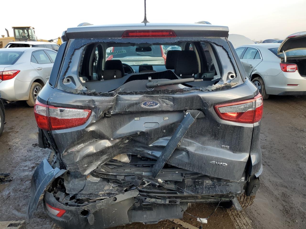 2019 Ford EcoSport VIN MAJ6S3GL1KC291220 Copart auction photo, rear end / minor dent/scratches damage thumbnail 6