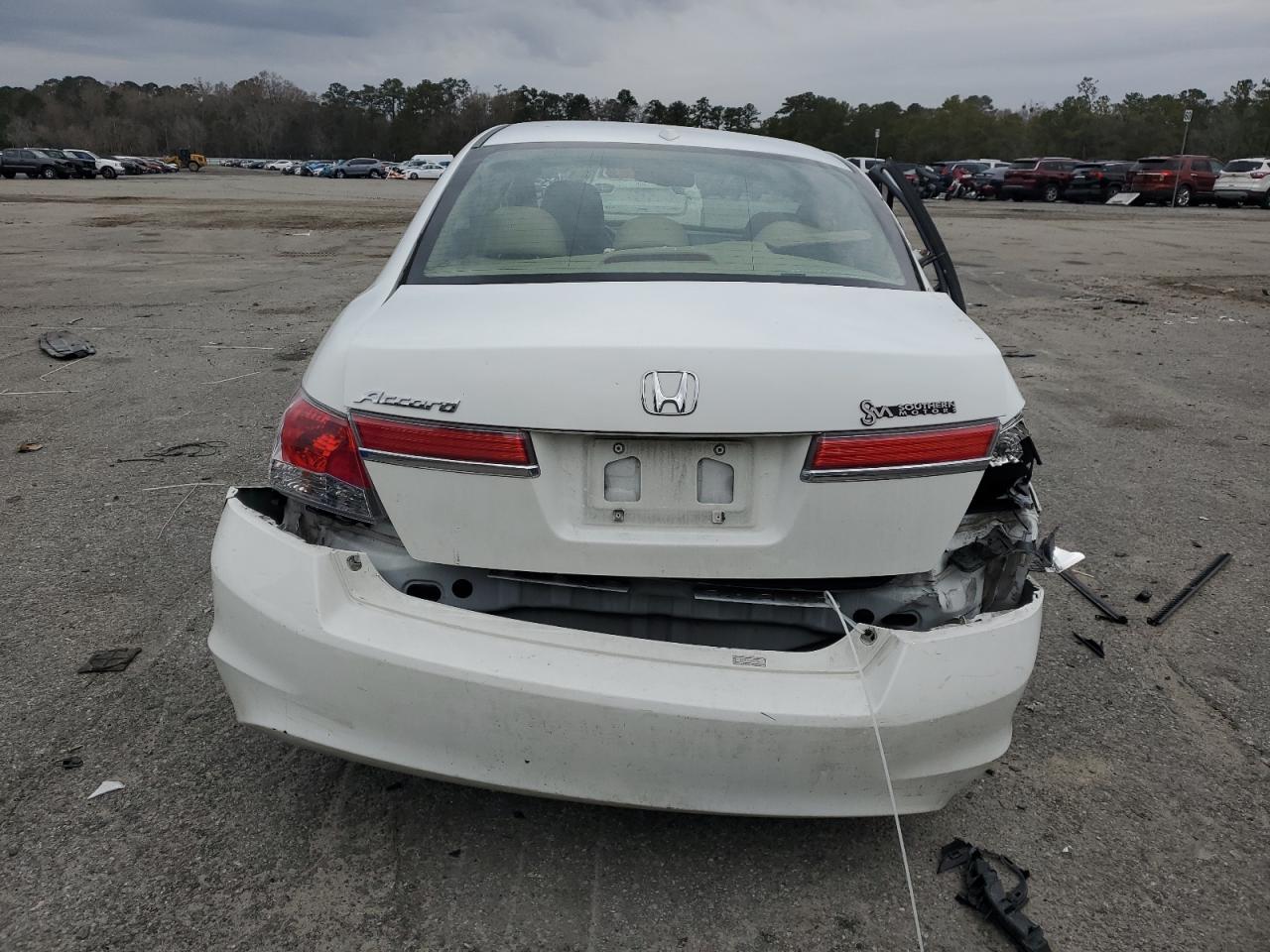 2012 Honda Accord VIN 1HGCP2F86CA074959 Copart auction photo, side / rear end damage thumbnail 6