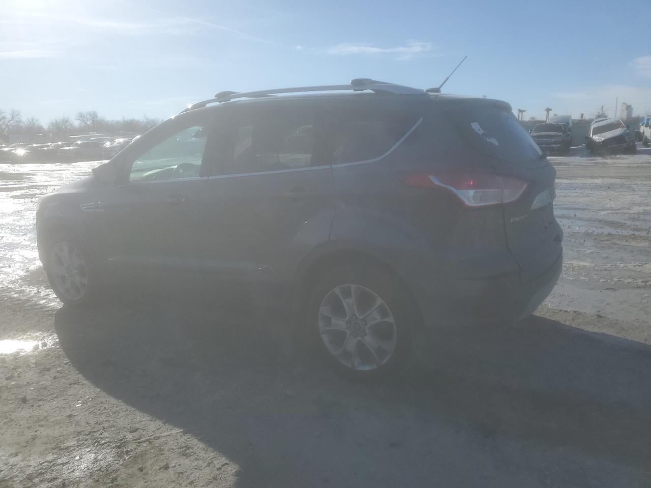 2015 Ford Escape VIN 1FMCU0JX9FUA39356 Copart auction photo, side damage thumbnail 2