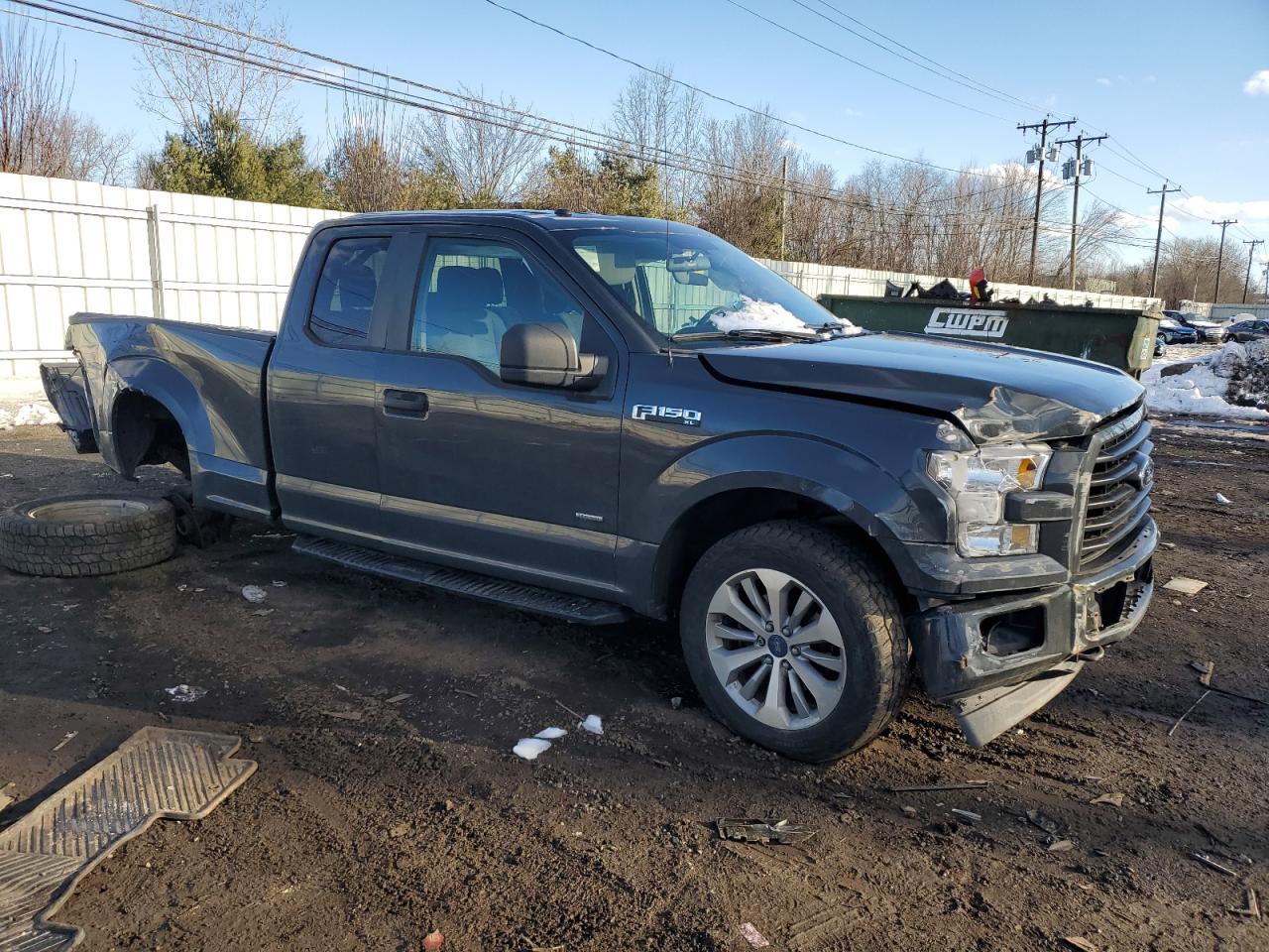 2017 Ford F-150 VIN 1FTEX1EP4HKD85320 Copart auction photo, all over damage thumbnail 4