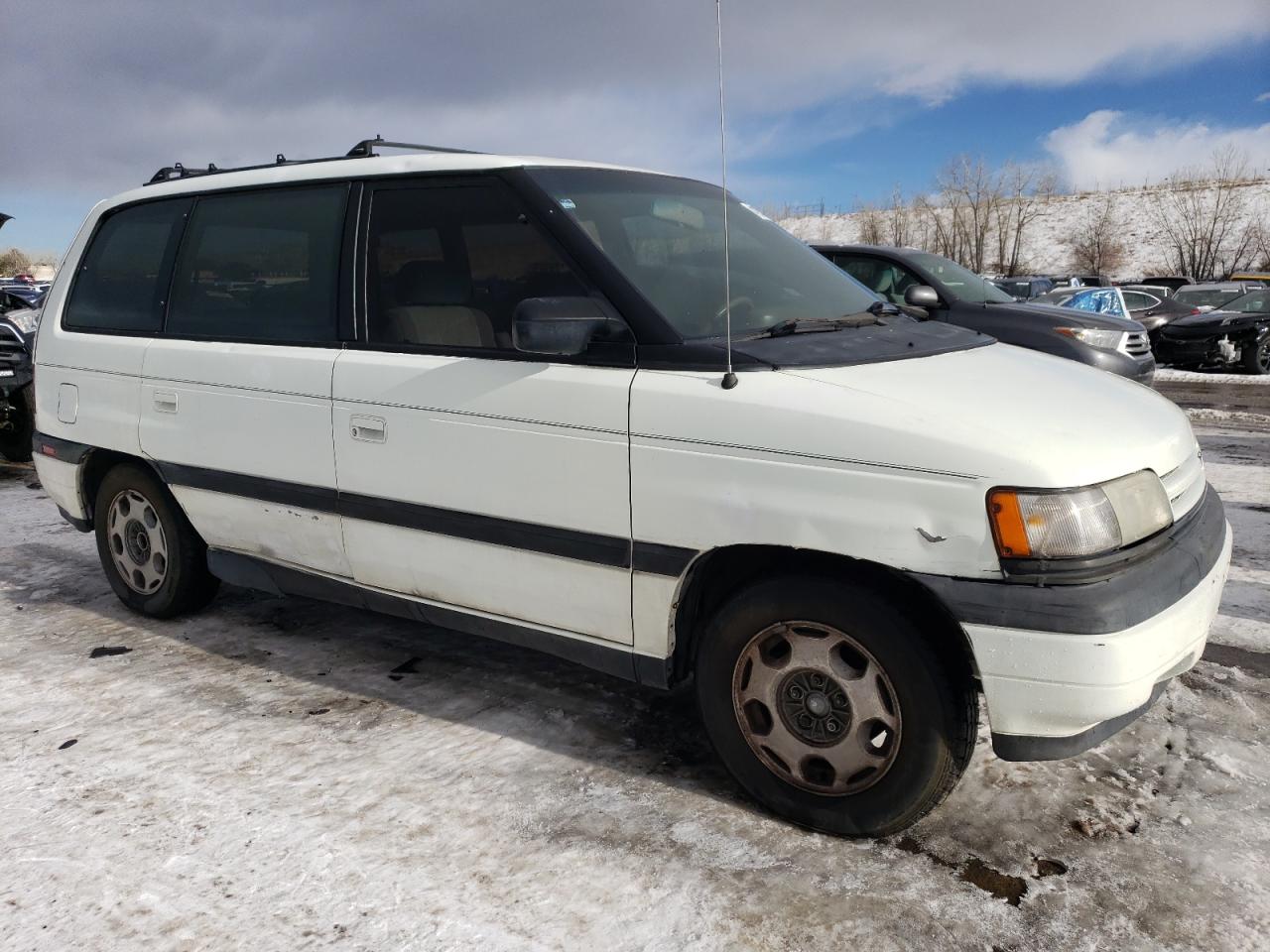 1990 Mazda MPV VIN JM3LV522XL0249461 Copart auction photo, rear end / hail damage thumbnail 4