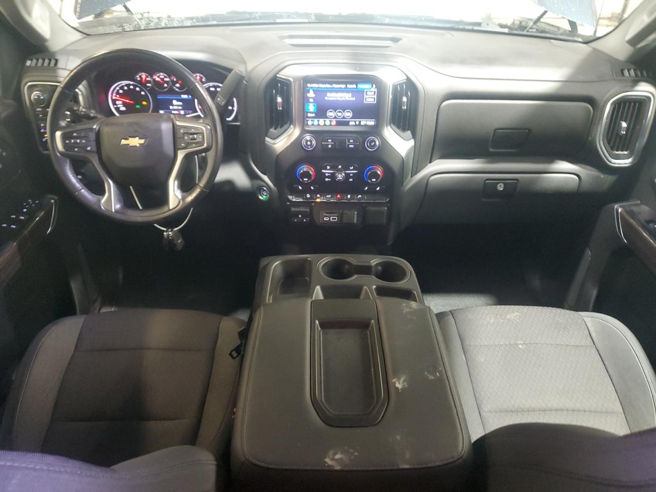 2019 Chevrolet Silverado VIN 1GCRYDED3KZ407358 Copart auction photo, front end / side damage thumbnail 8
