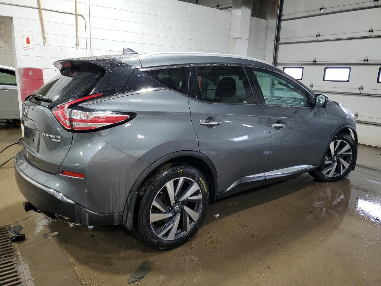 2018 Nissan Murano VIN 5N1AZ2MH3JN167359 Copart auction photo, front end / side damage thumbnail 3