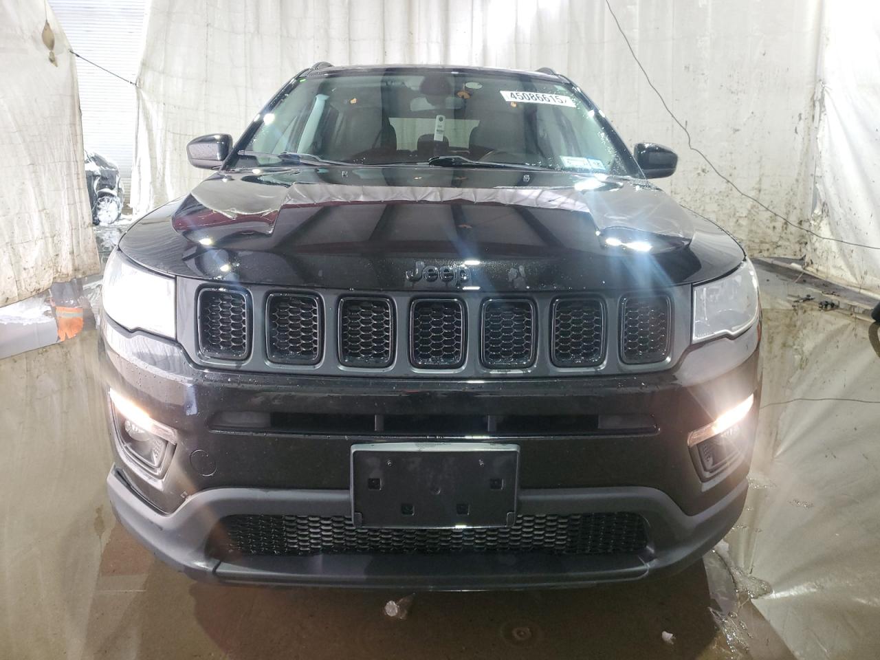2019 Jeep Compass VIN 3C4NJDBB7KT697732 Copart auction photo, side damage thumbnail 5