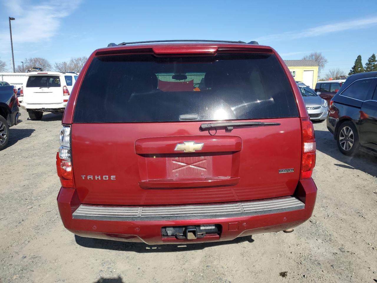 2010 Chevrolet Tahoe VIN 1GNUKBE02AR244513 Copart auction photo, front end / rear end damage thumbnail 6