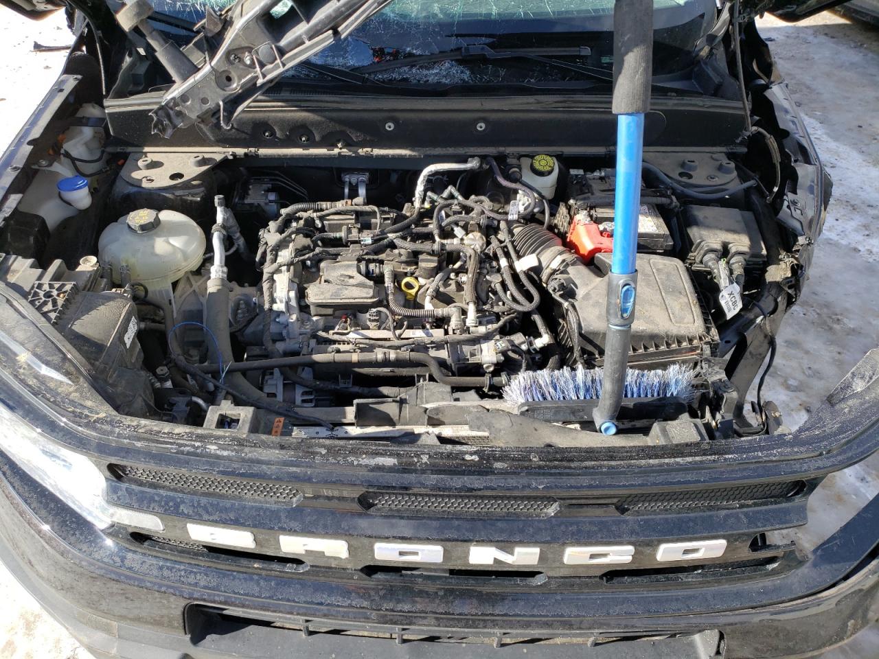 2021 Ford Bronco VIN 3FMCR9C60MRB09485 Copart auction photo, rollover damage thumbnail 12