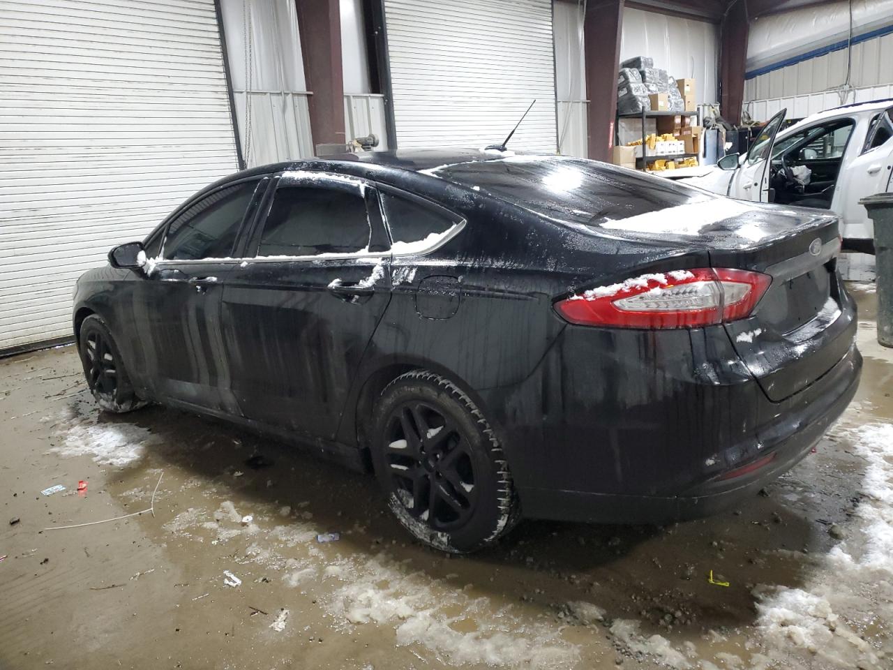 2014 Ford Fusion VIN 1FA6P0H74E5359195 Copart auction photo, side damage thumbnail 2