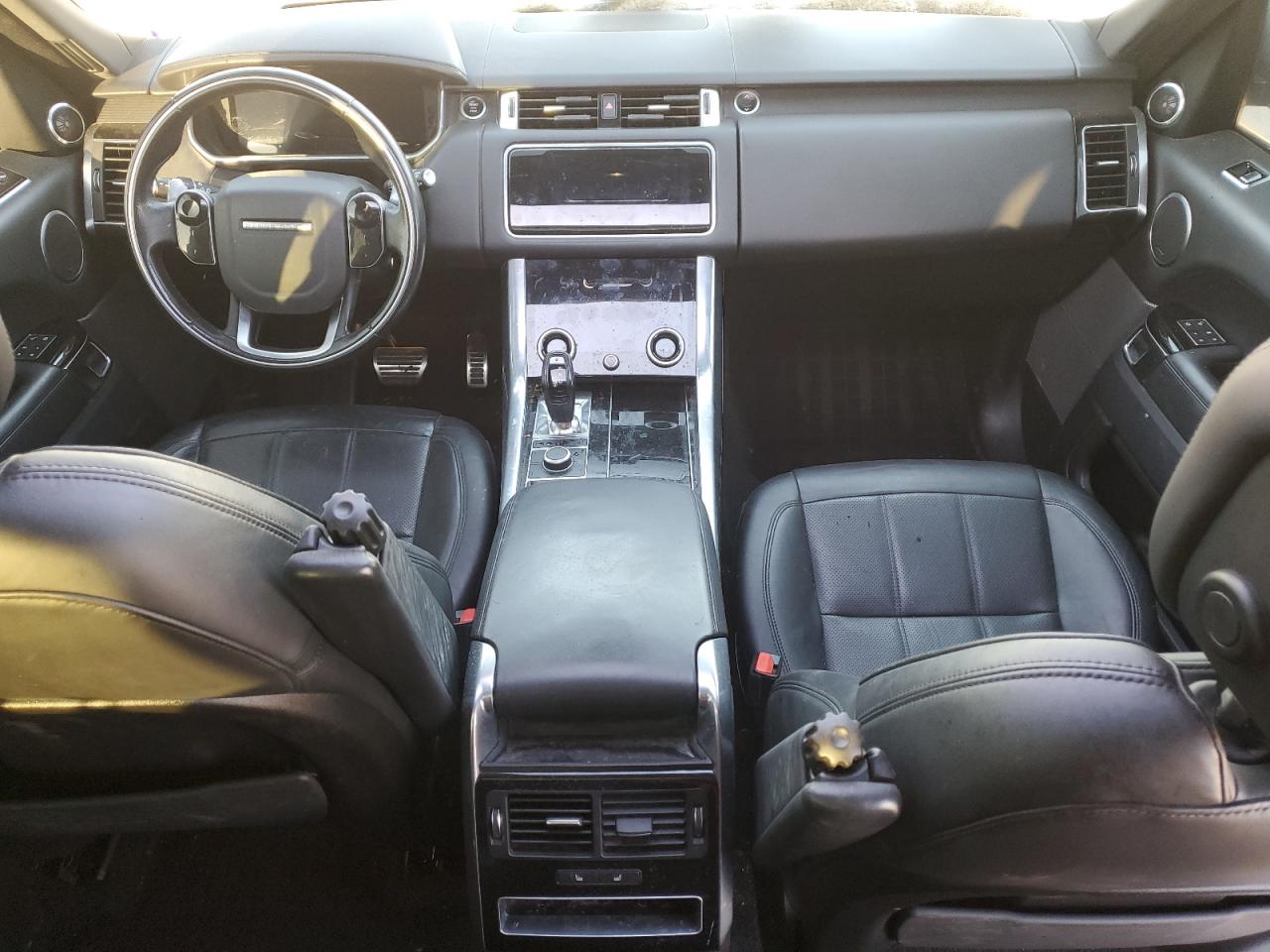 2019 Land Rover Range Rover VIN SALWR2RE2KA818930 Copart auction photo, burn - engine damage thumbnail 8