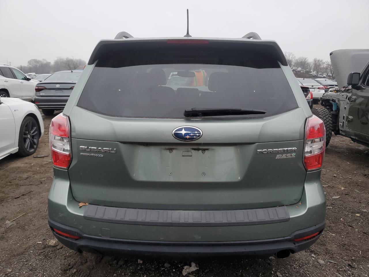 2014 Subaru Forester VIN JF2SJAJC7EH490614 Copart auction photo, front end / minor dent/scratches damage thumbnail 6