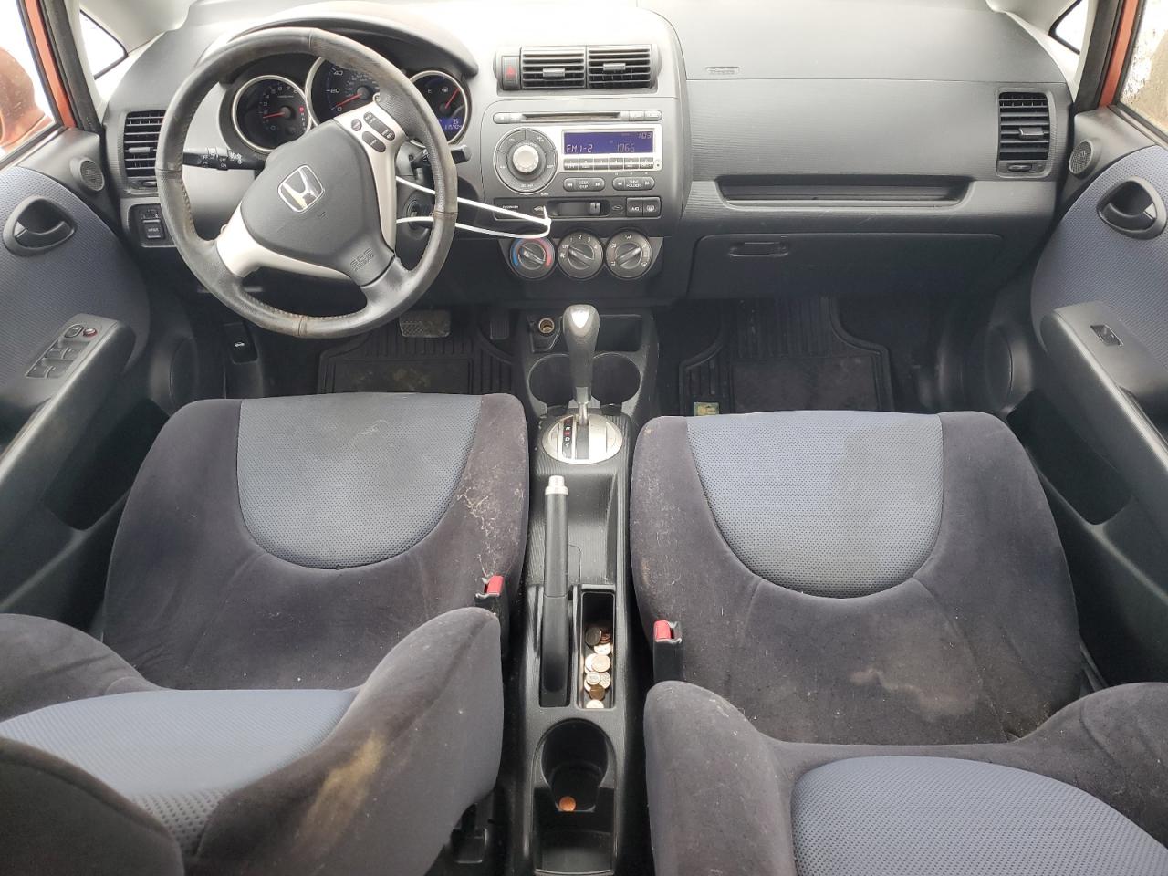 2008 Honda Fit VIN JHMGD38678S048316 Copart auction photo, front end / rear end damage thumbnail 8