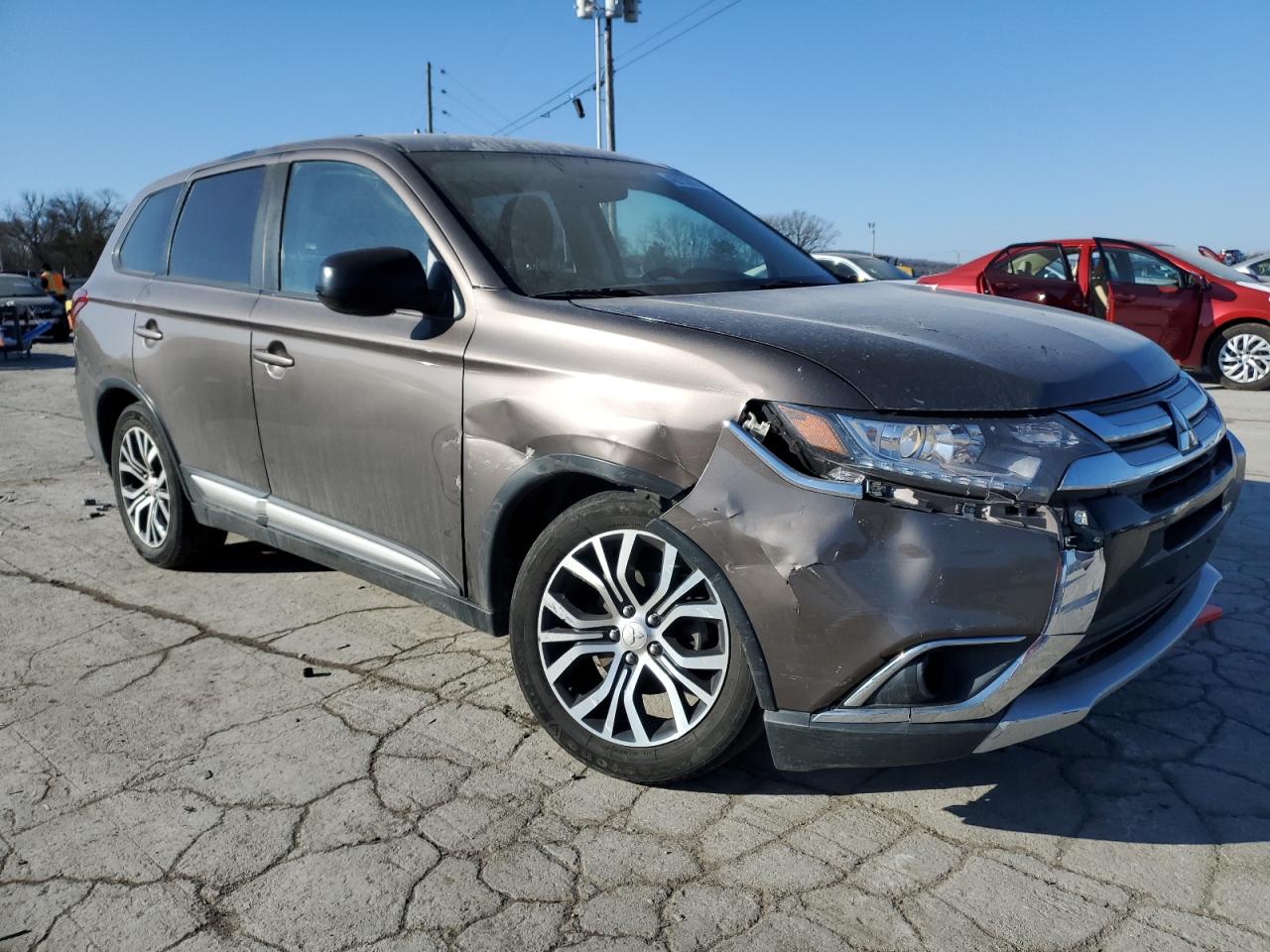 2018 Mitsubishi Outlander VIN JA4AD2A35JZ068721 Copart auction photo, front end damage thumbnail 4
