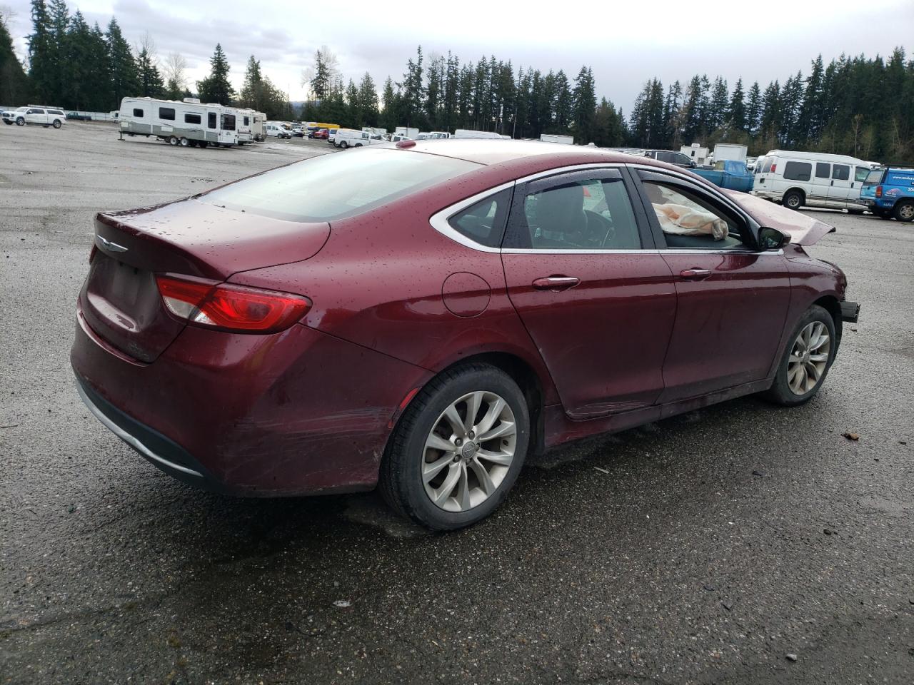 2015 Chrysler 200 VIN 1C3CCCCB3FN577060 Copart auction photo, front end damage thumbnail 3