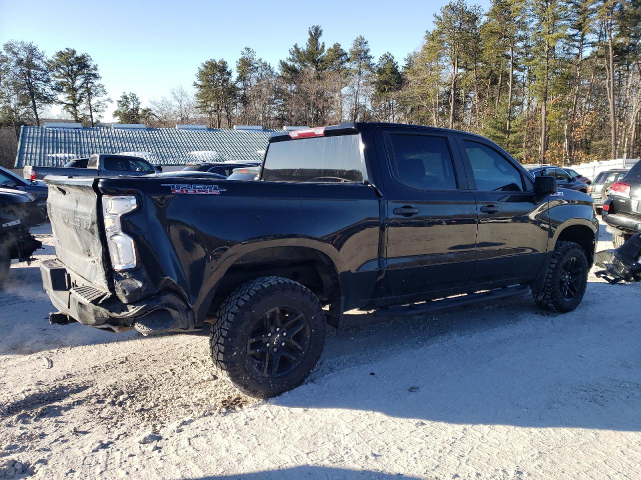 2020 Chevrolet Silverado VIN 1GCPYCEF3LZ145006 Copart auction photo, rear end / front end damage thumbnail 3