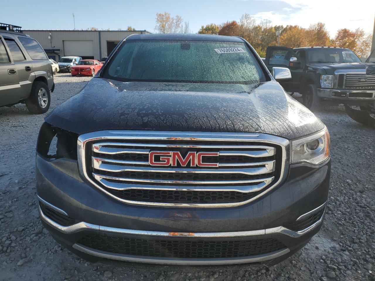 2019 GMC Acadia VIN 1GKKNKLA5KZ147055 Copart auction photo, side / front end damage thumbnail 5