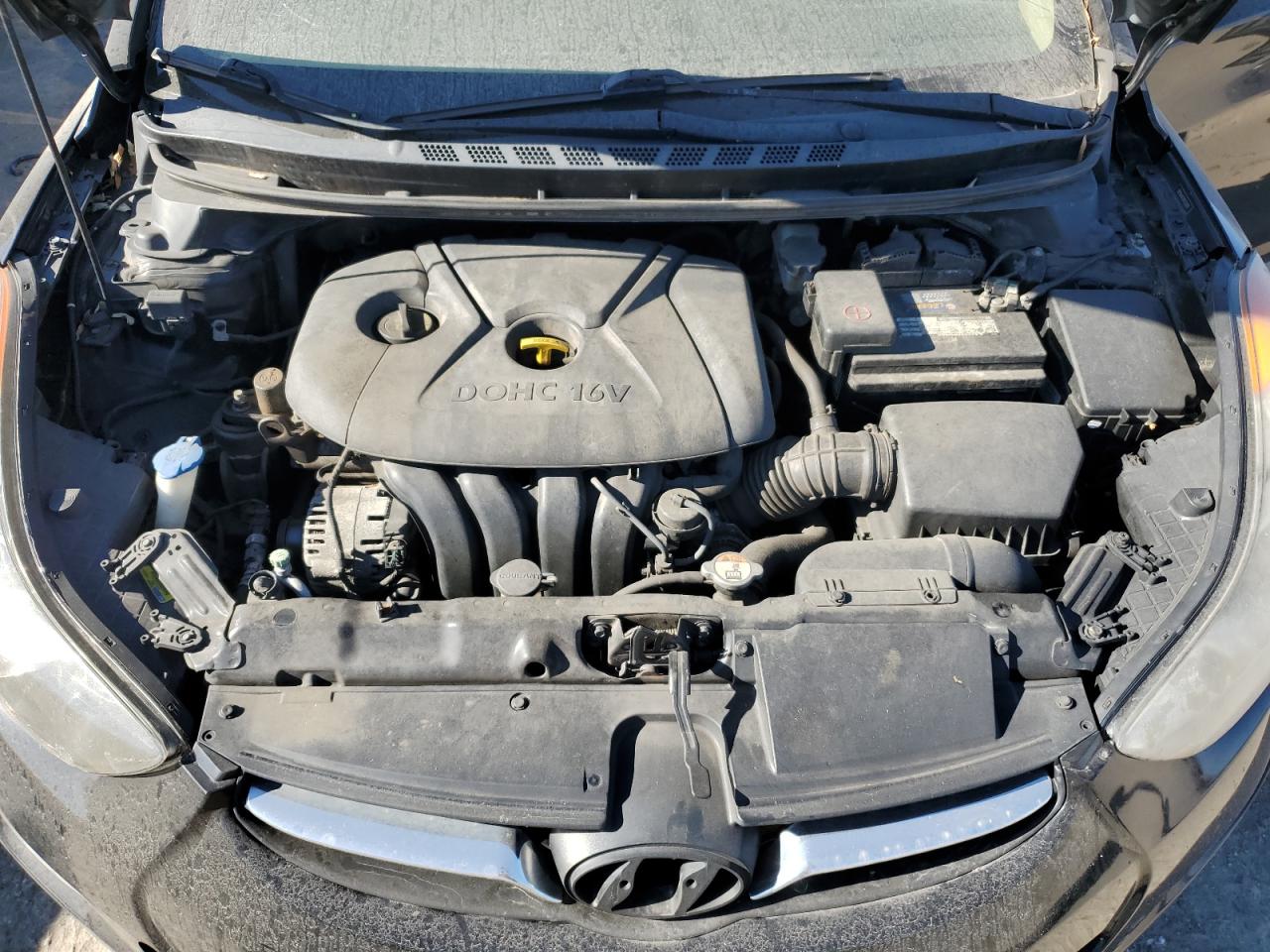 2013 Hyundai Elantra VIN 5NPDH4AEXDH332001 Copart auction photo, front end damage thumbnail 11
