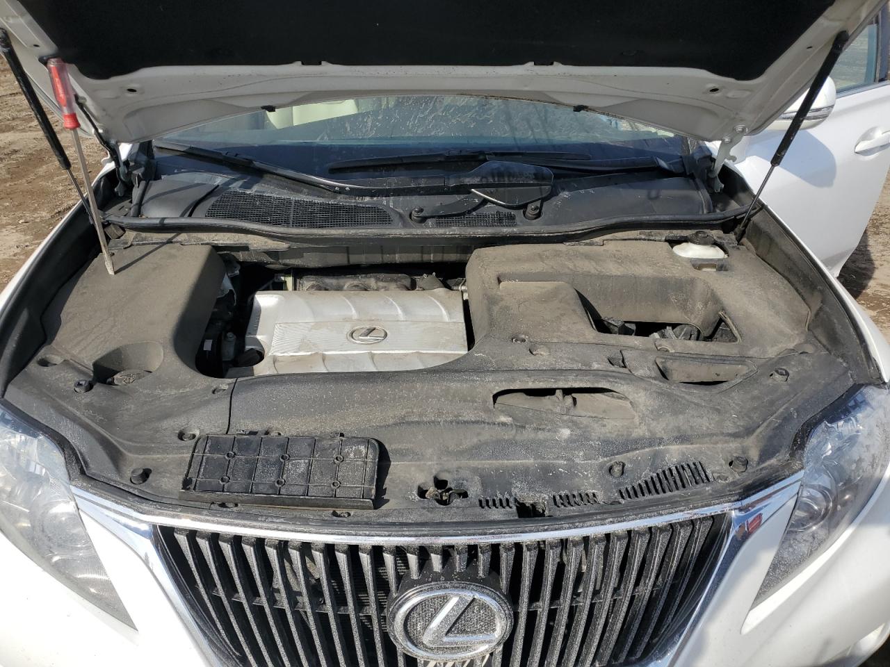 2010 Lexus RX VIN 2T2BK1BA9AC073689 Copart auction photo, side / front end damage thumbnail 12