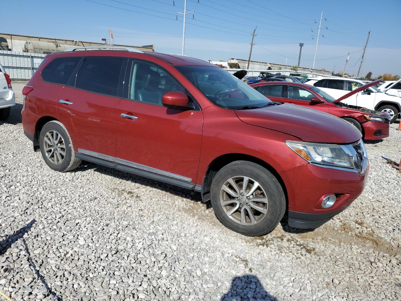 2013 Nissan Pathfinder VIN 5N1AR2MMXDC681433 Copart auction photo, minor dent/scratches damage thumbnail 4