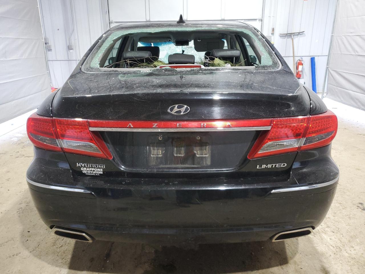 2011 Hyundai Azera VIN KMHFC4DF1BA544460 Copart auction photo, rollover damage thumbnail 6