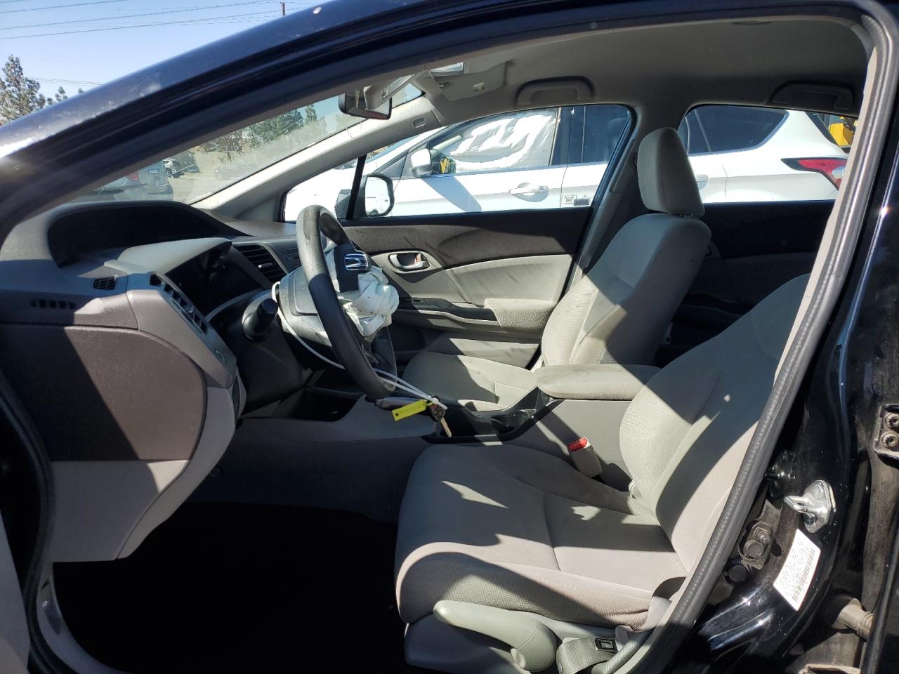 2012 Honda Civic VIN 19XFB2F55CE392780 Copart auction photo, front end damage thumbnail 7