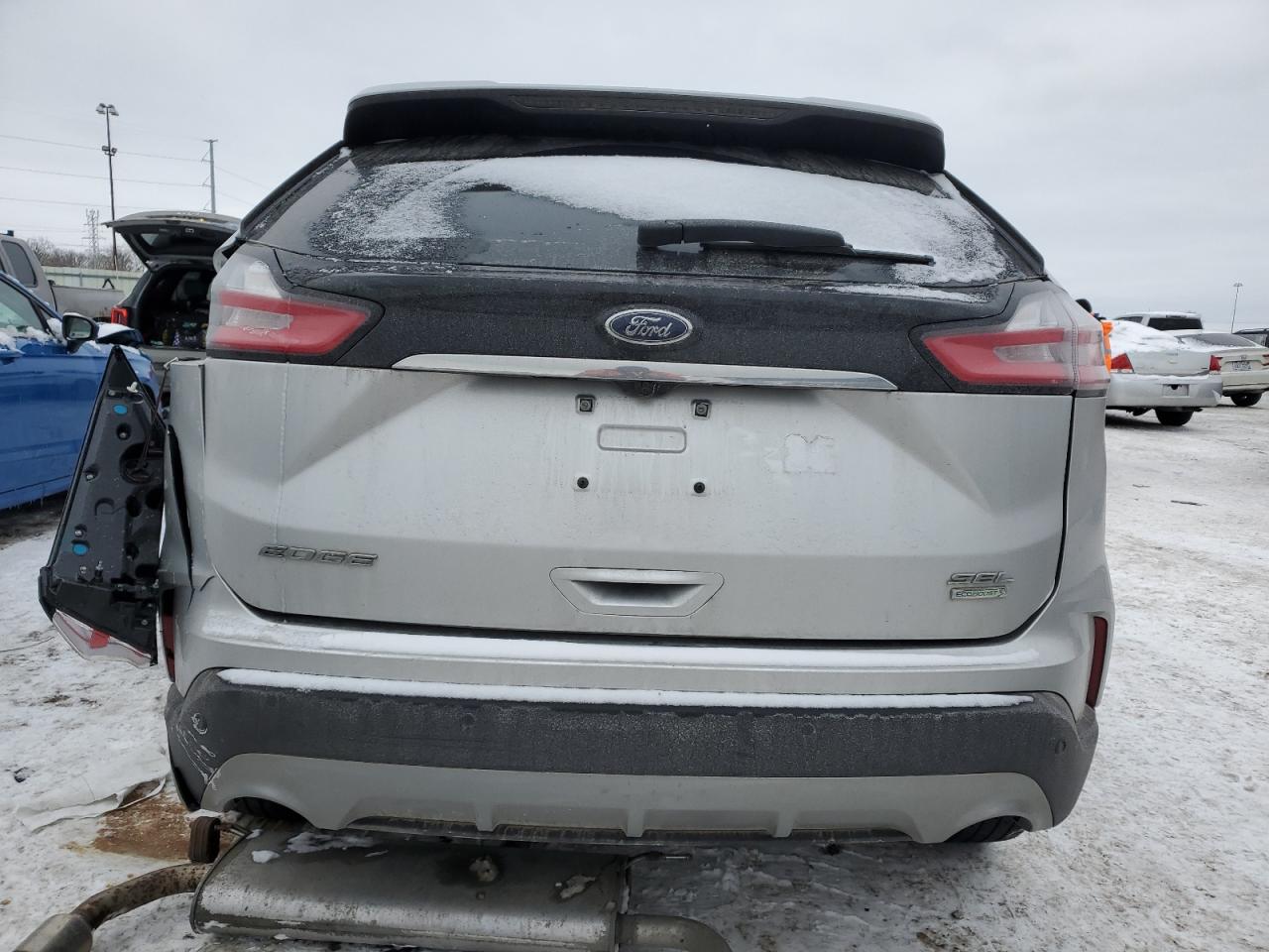 2019 Ford Edge VIN 2FMPK3J90KBC60659 Copart auction photo, all over damage thumbnail 6
