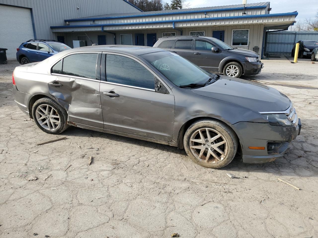 2011 Ford Fusion VIN 3FAHP0JA0BR160247 Copart auction photo, all over damage thumbnail 4