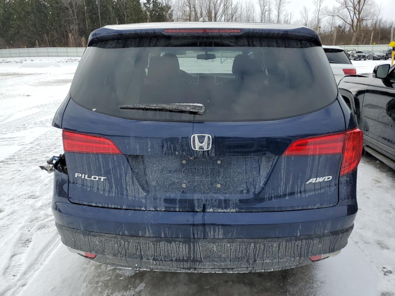 2016 Honda Pilot VIN 5FNYF6H54GB095923 Copart auction photo, front end / rear end damage thumbnail 6