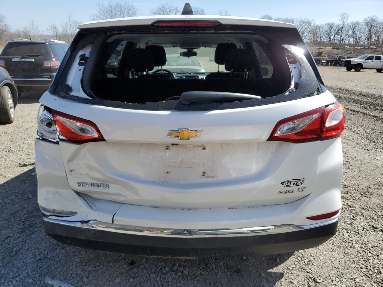 2018 Chevrolet Equinox VIN 2GNAXSEV1J6282441 Copart auction photo, rear end / minor dent/scratches damage thumbnail 6