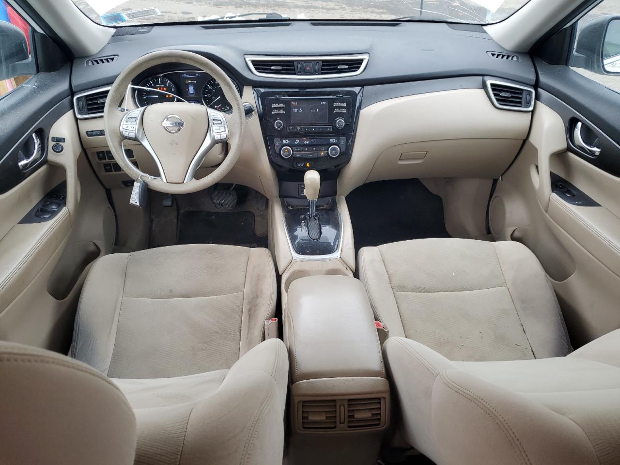 2015 Nissan Rogue VIN 5N1AT2MV7FC817238 Copart auction photo, front end / side damage thumbnail 8