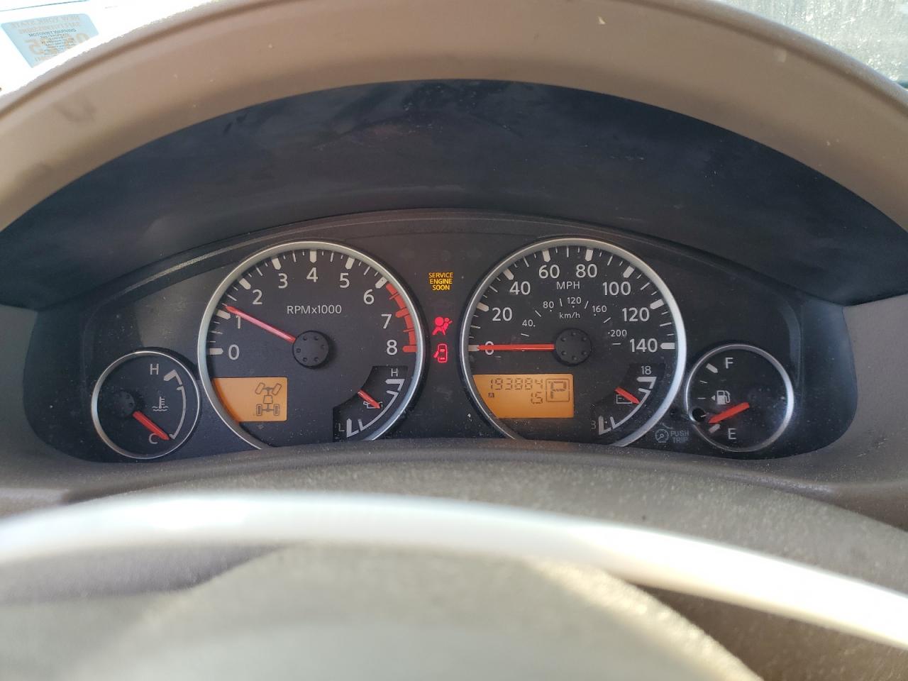 2008 Nissan Pathfinder VIN 5N1BR18B28C622941 Copart auction photo, front end / rear end damage thumbnail 9