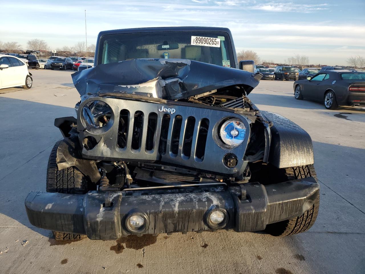 2007 Jeep Wrangler VIN 1J4GB39197L118735 Copart auction photo, front end damage thumbnail 5