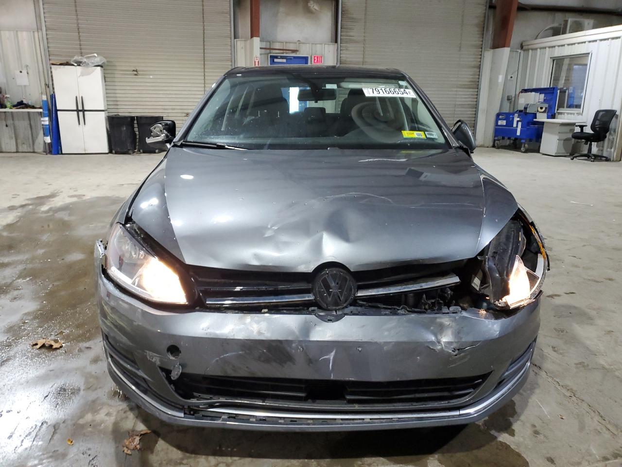 2017 Volkswagen Golf VIN 3VW217AU4HM031130 Copart auction photo, front end damage thumbnail 5