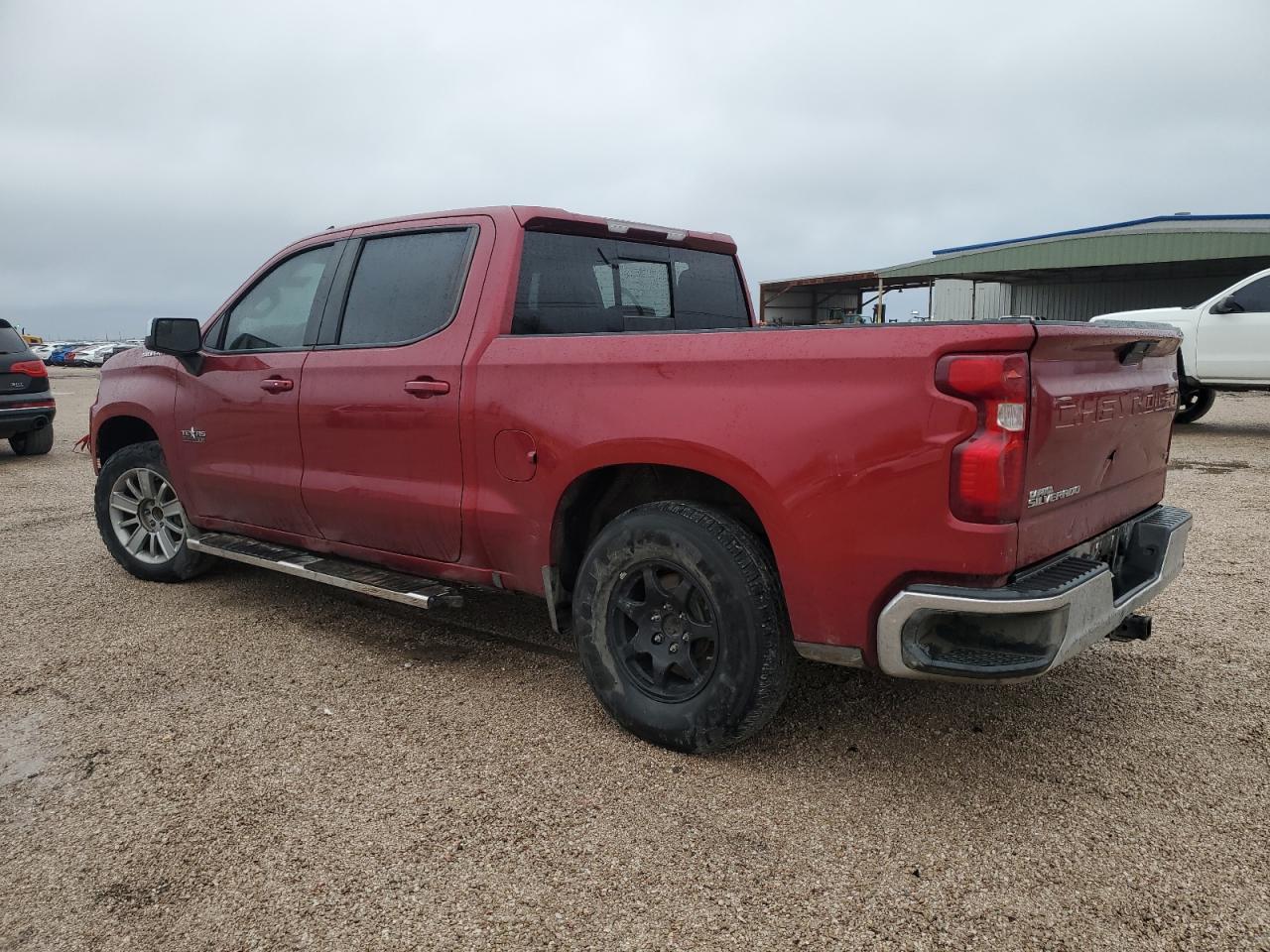 2020 Chevrolet Silverado VIN 1GCPWCED3LZ305602 Copart auction photo, front end / side damage thumbnail 2