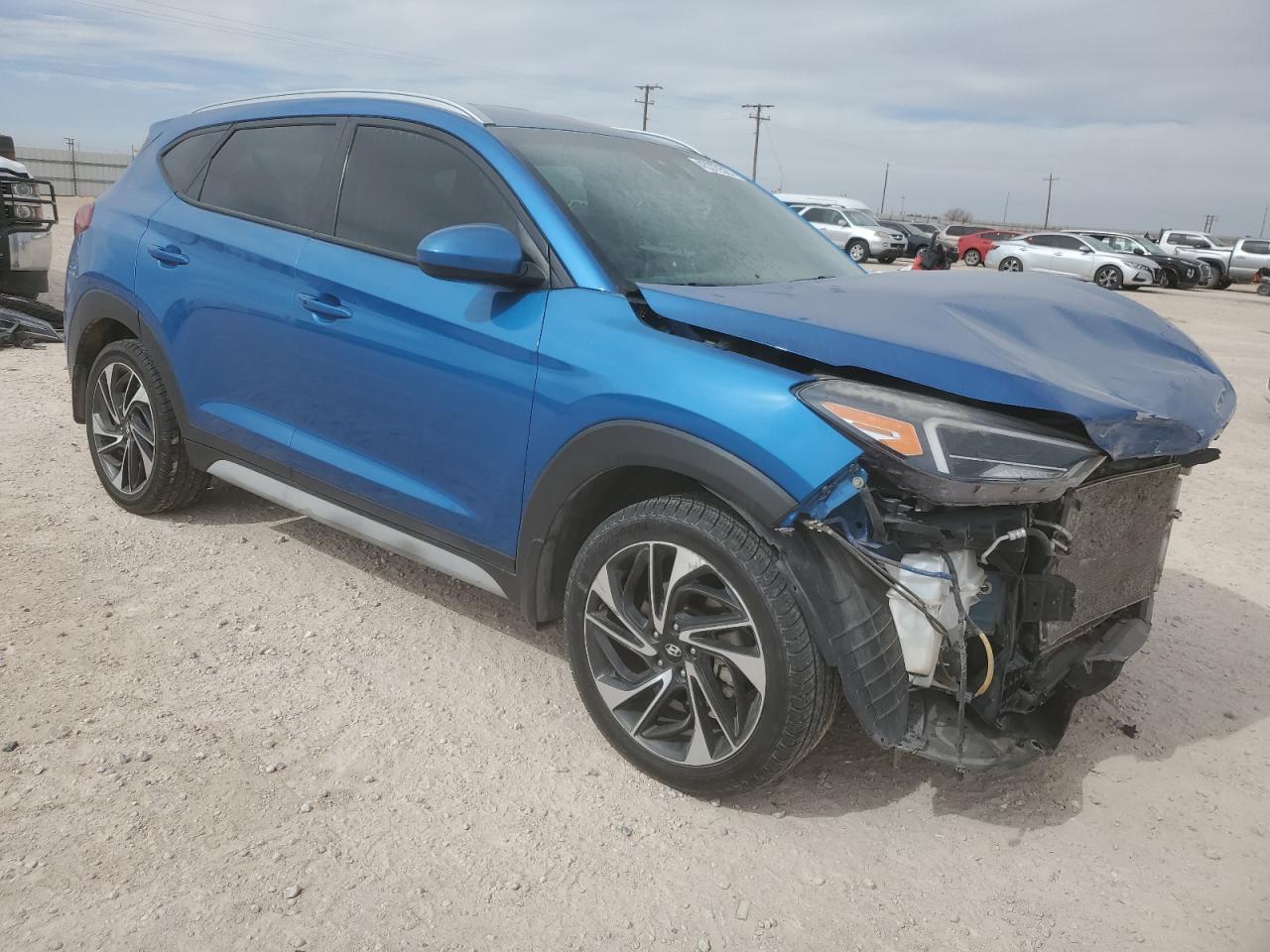 2019 Hyundai Tucson VIN KM8J33AL5KU981469 Copart auction photo, front end damage thumbnail 4