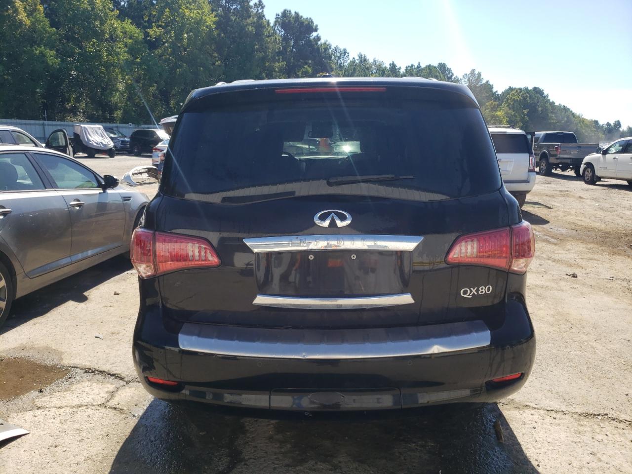 2017 Infiniti QX80 VIN JN8AZ2NF4H9643272 Copart auction photo, front end damage thumbnail 6
