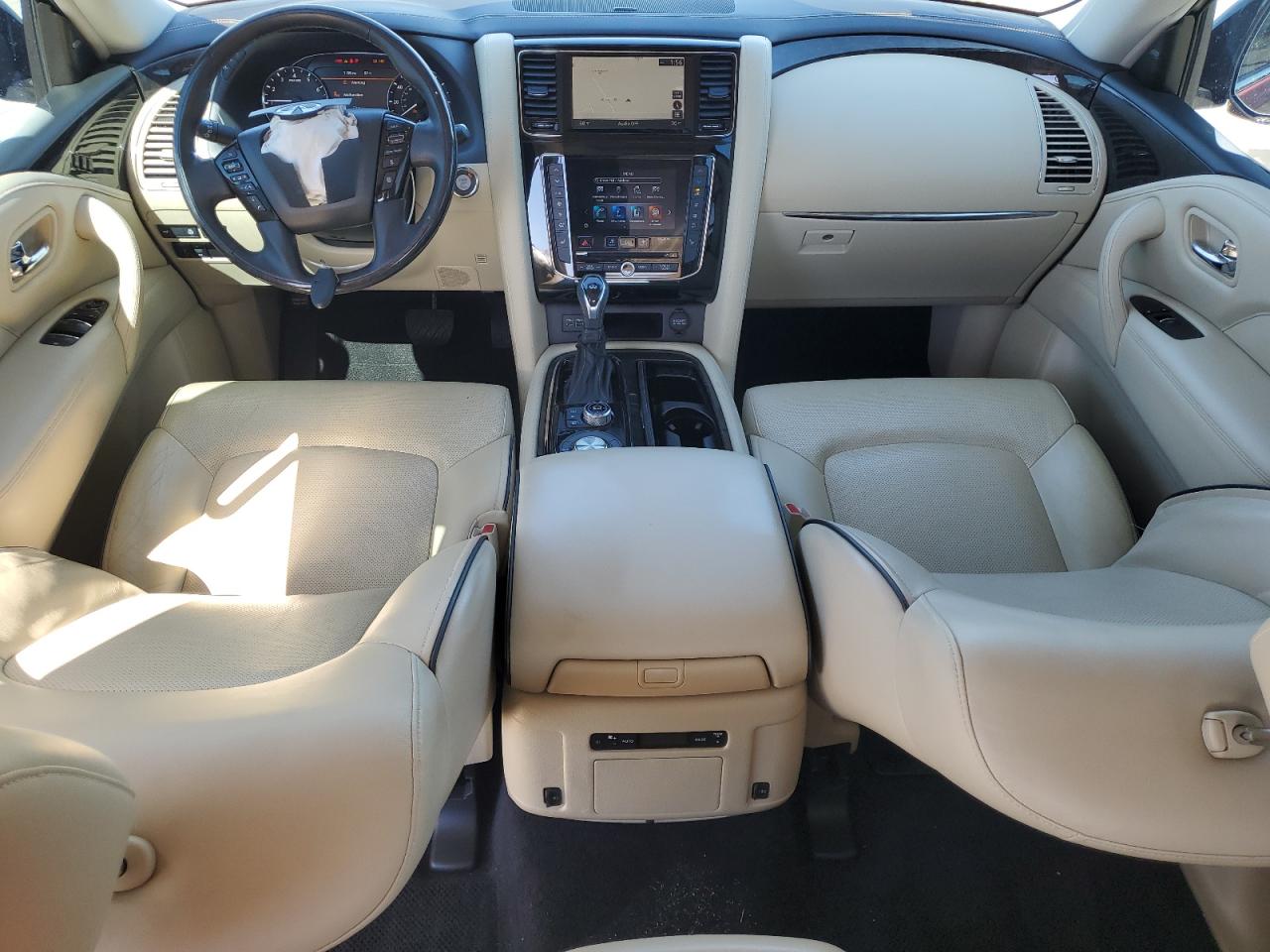 2021 Infiniti QX80 VIN JN8AZ2AF4M9718570 Copart auction photo, side / undercarriage damage thumbnail 8