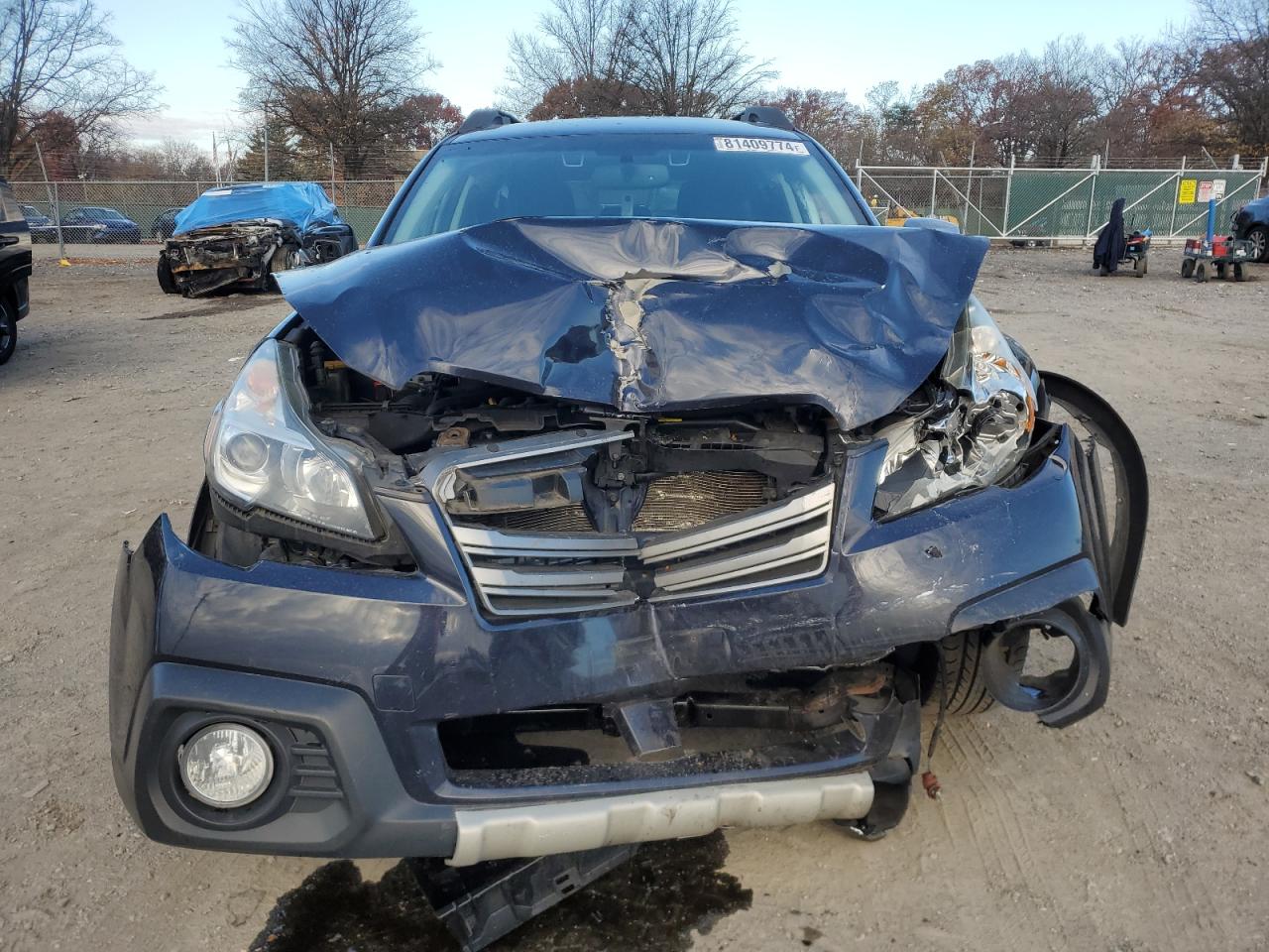 2014 Subaru Outback VIN 4S4BRBPC4E3257237 Copart auction photo, front end / minor dent/scratches damage thumbnail 5
