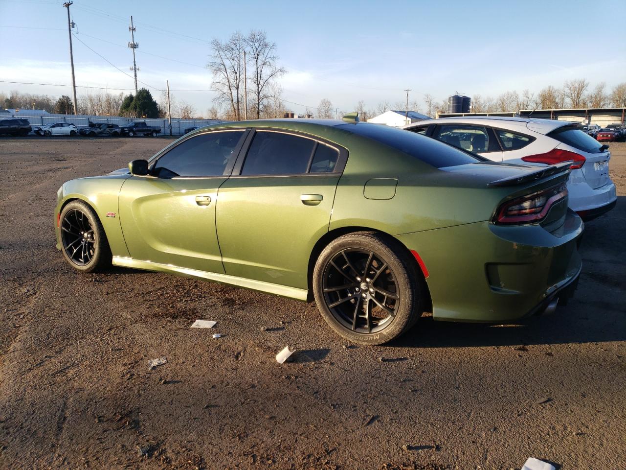 2020 Dodge Charger VIN 2C3CDXGJ8LH136602 Copart auction photo, front end damage thumbnail 2